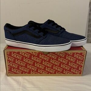 Vans Men's Chapman Stripe (H 16 Textile) Navy/White Size 10
